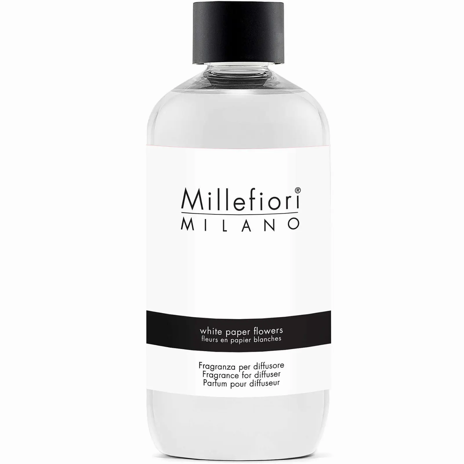 M2 Regali - Ricarica profumo per ambienti 250ml Natural Nero Millefiori  Milano