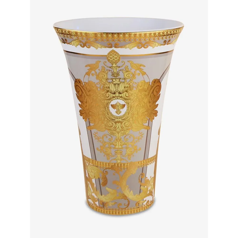 Vaso Minerva Baci Milano in Porcellana Tortora