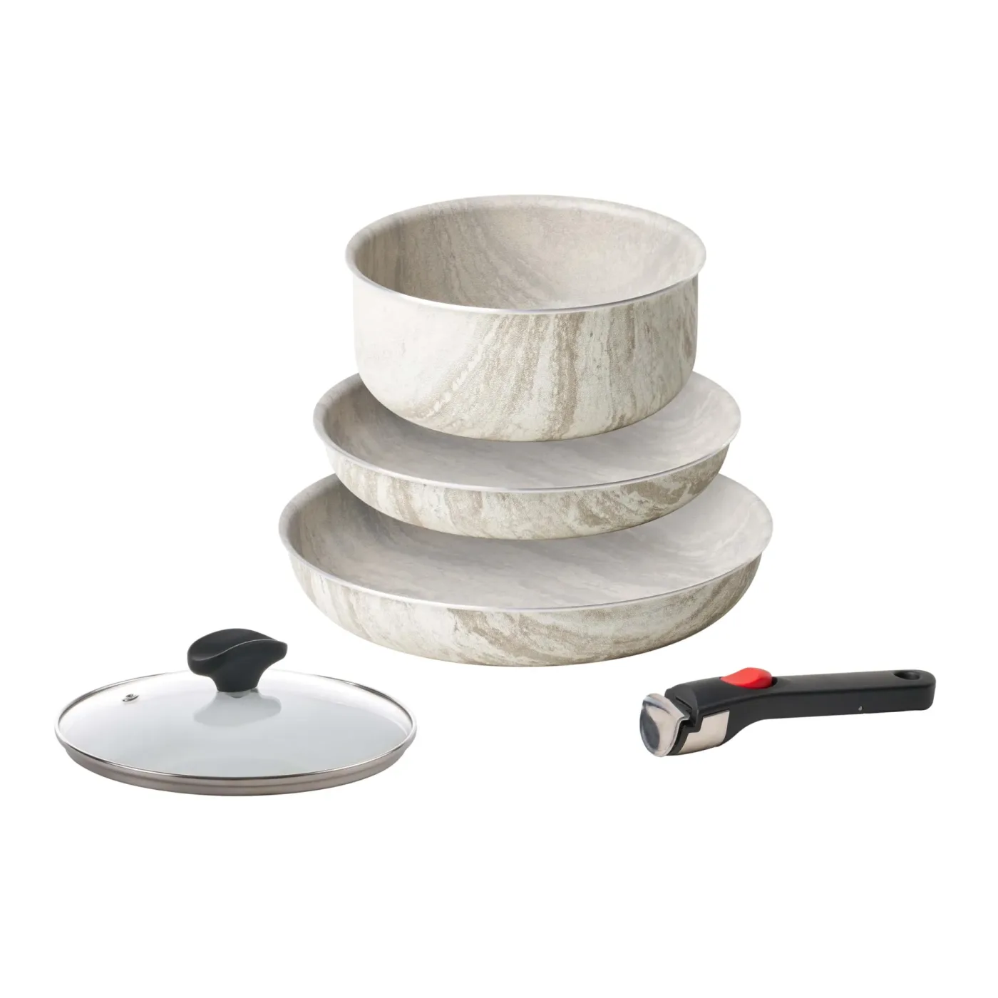 Set Pentole Guzzini Chef Line Marble 5 Pezzi