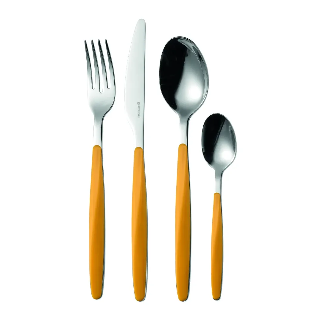 Set 24 Posate My Fusion Guzzini Giallo Ocra