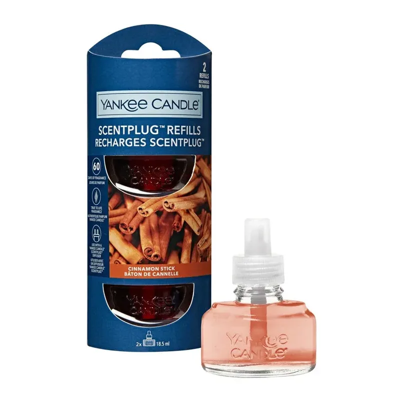 Ricariche Scentplug Yankee Candle Cinnamon Stick Set 2 Pz