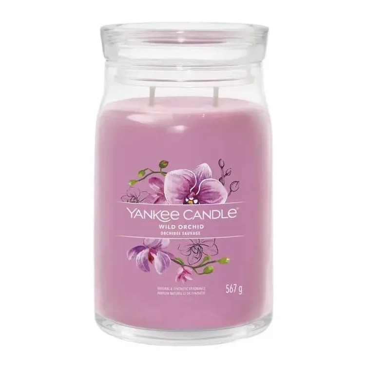 Candela Giara Grande Yankee Candle Signature Wild Orchid