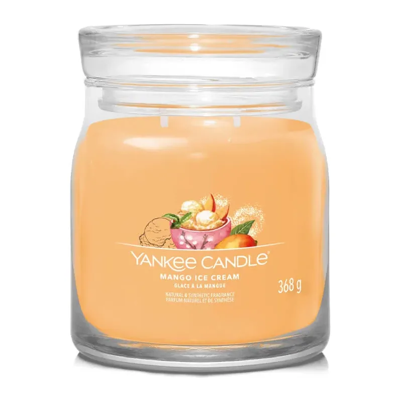 Candela Giara Media Yankee Candle Mango Ice Cream