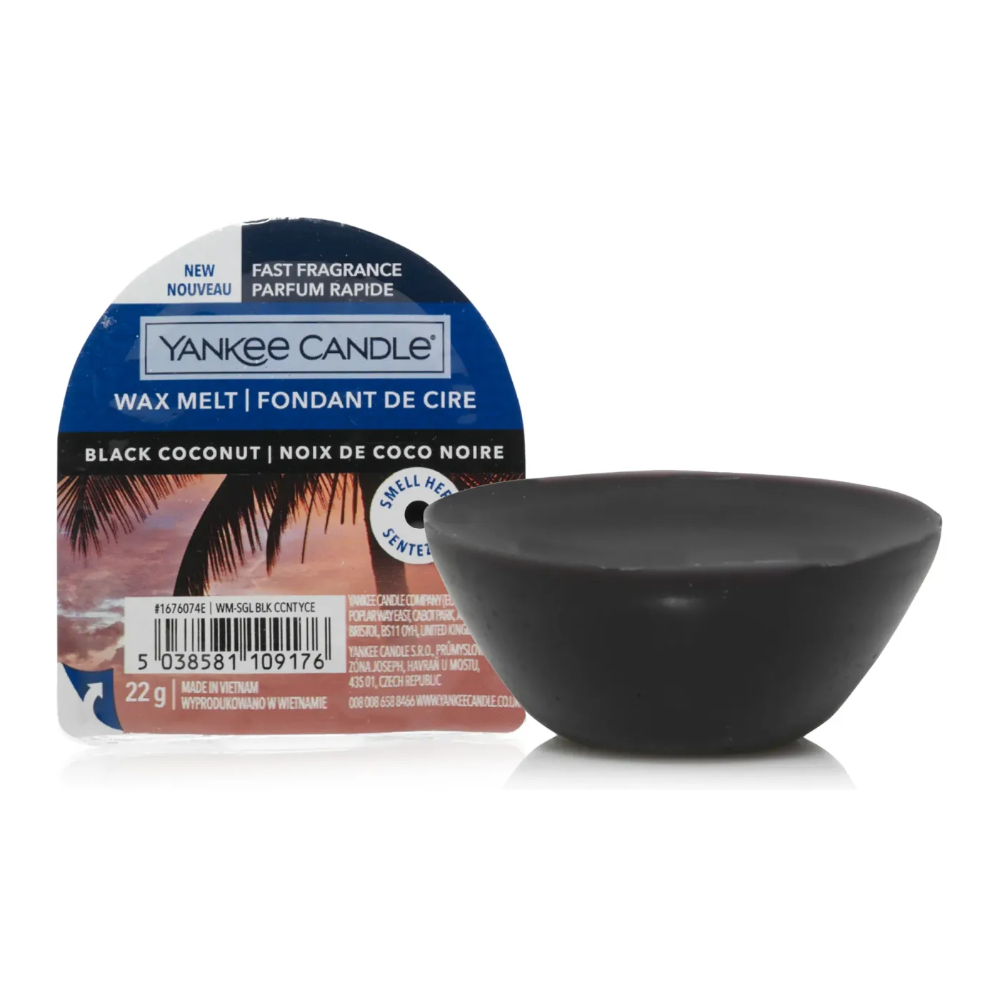Yankee candle cera da fondere black coconut