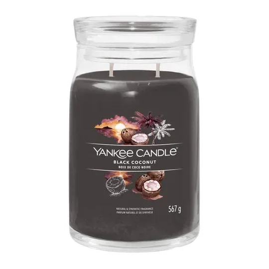 Candela Profumata Yankee Candle Black Coconut Giara Grande