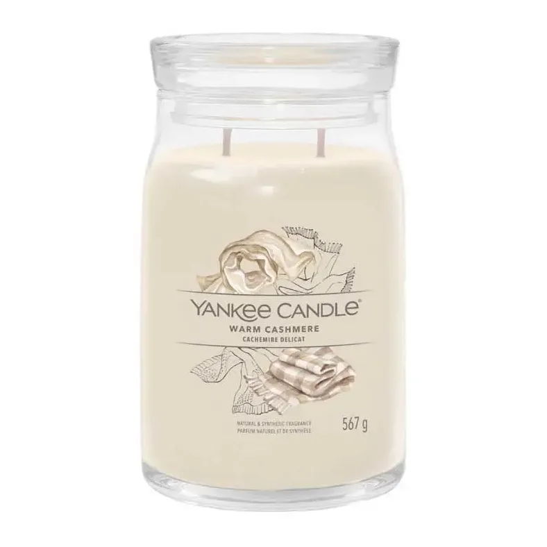 Candela Giara Grande Yankee Candle Warm Cashmere 567g