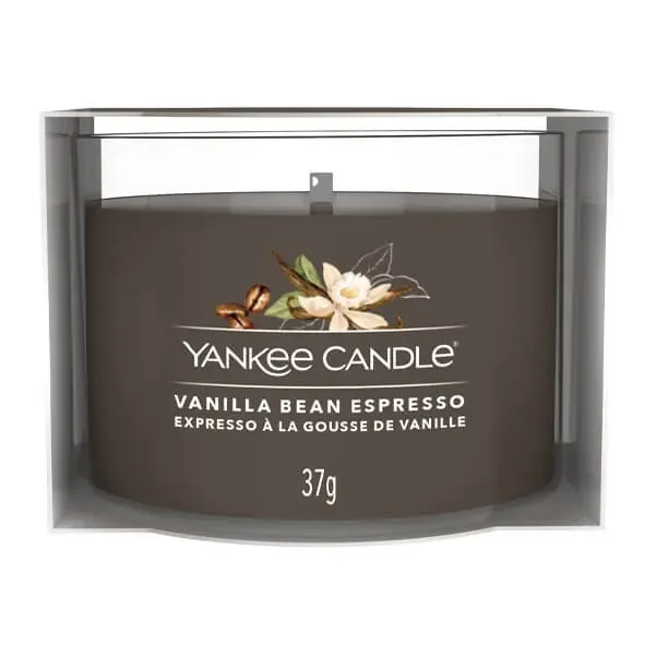 Candela Votiva in Vetro Vanilla Bean Espresso