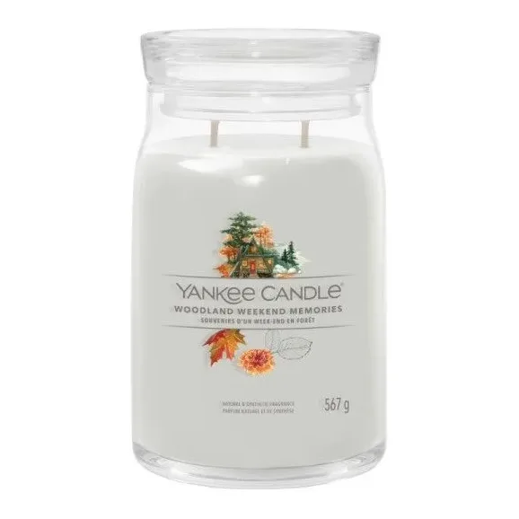 Candela Yankee Candle Woodland Weekend Memories Giara