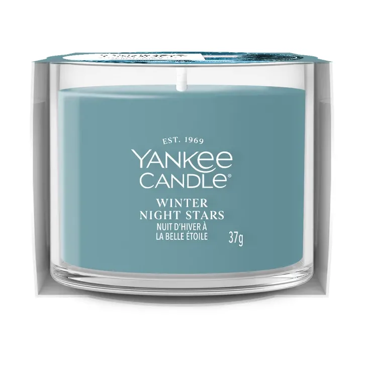 Candela Votive In Vetro Singola Winter Night Stars