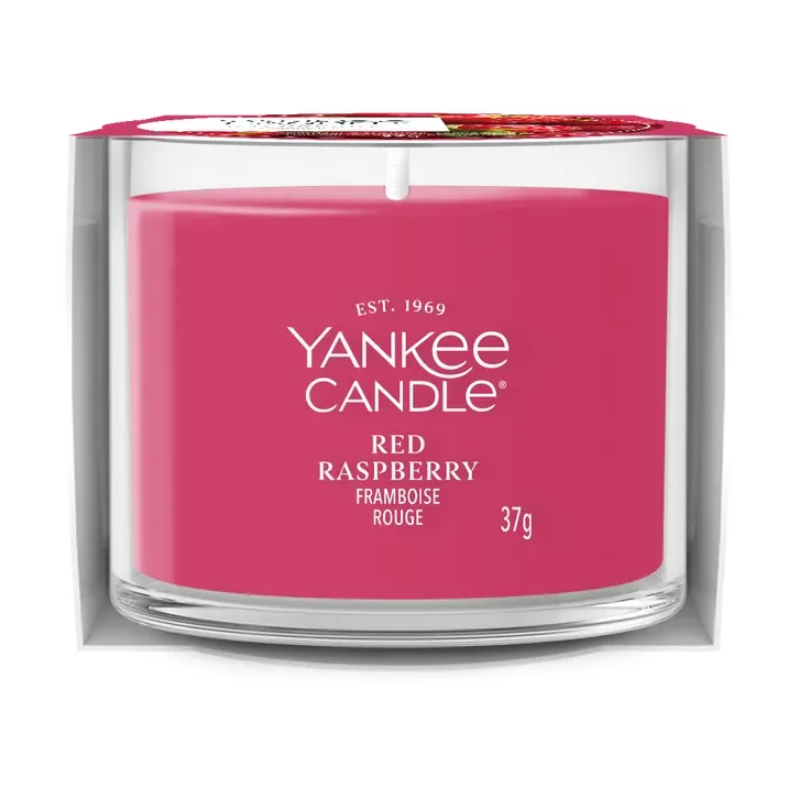Candela Votive In Vetro Singola Red Raspberry