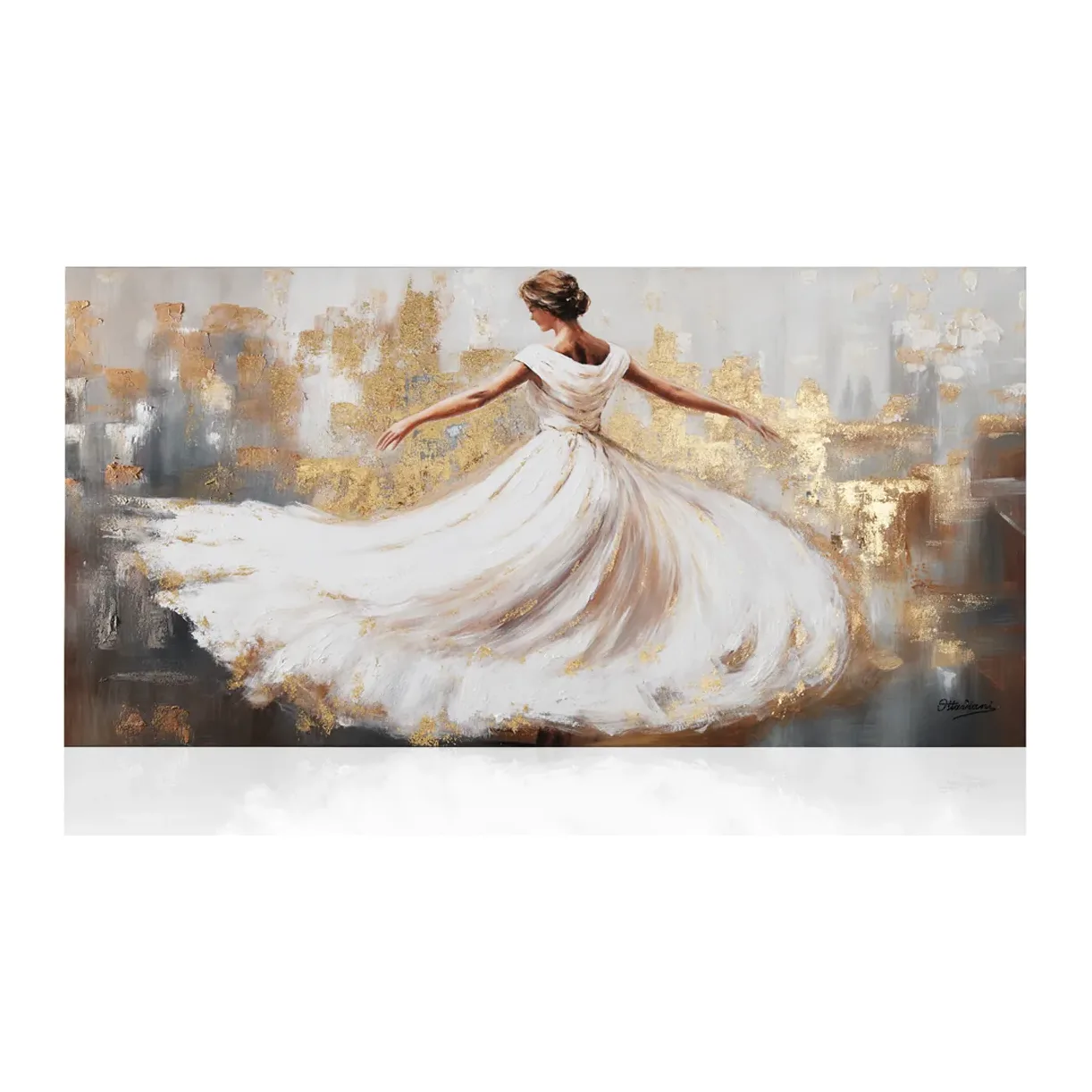 Quadro su Tela Ottaviani Ballerina 150x75 cm