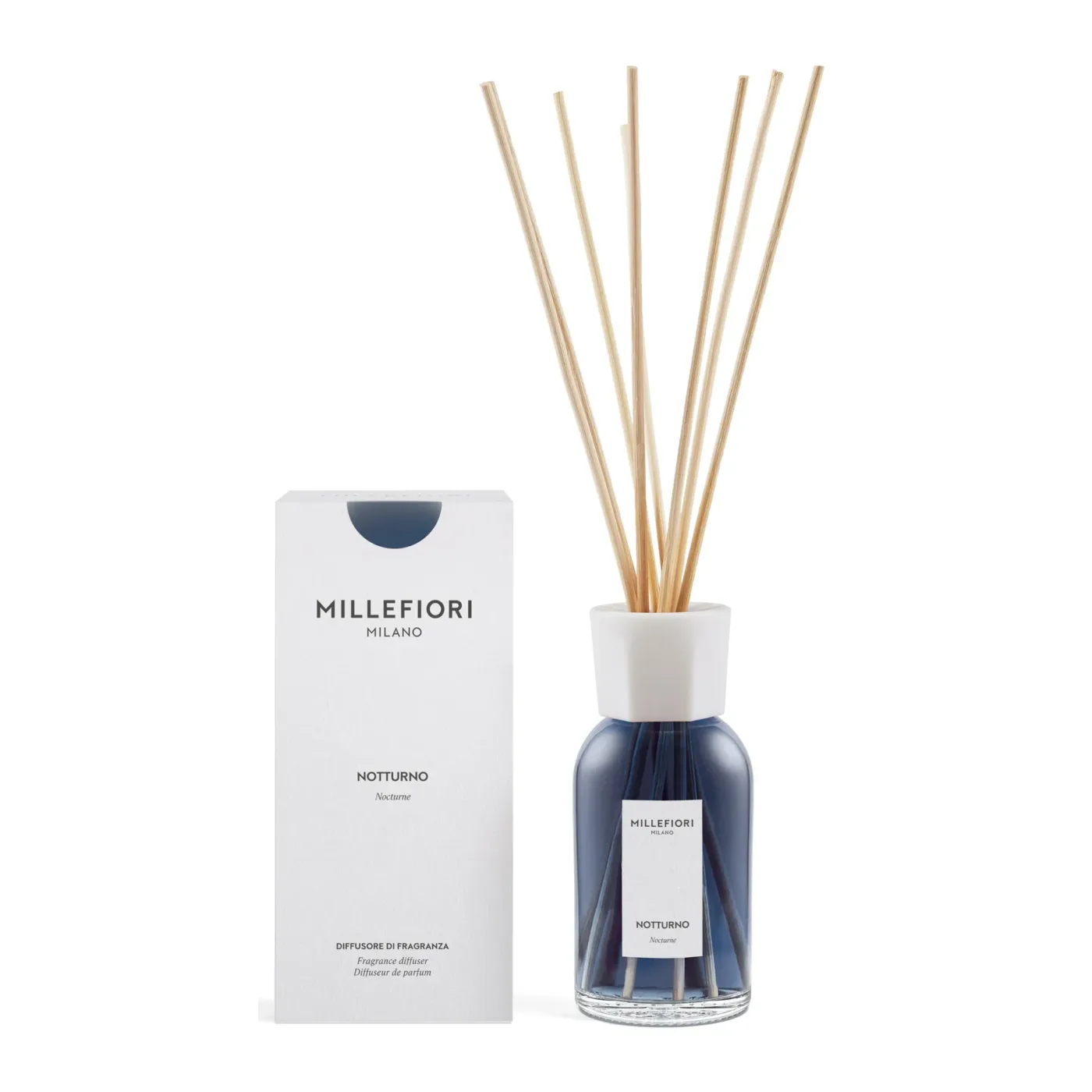 Diffusore a Bastoncini Millefiori Milano Notturno 250 ml