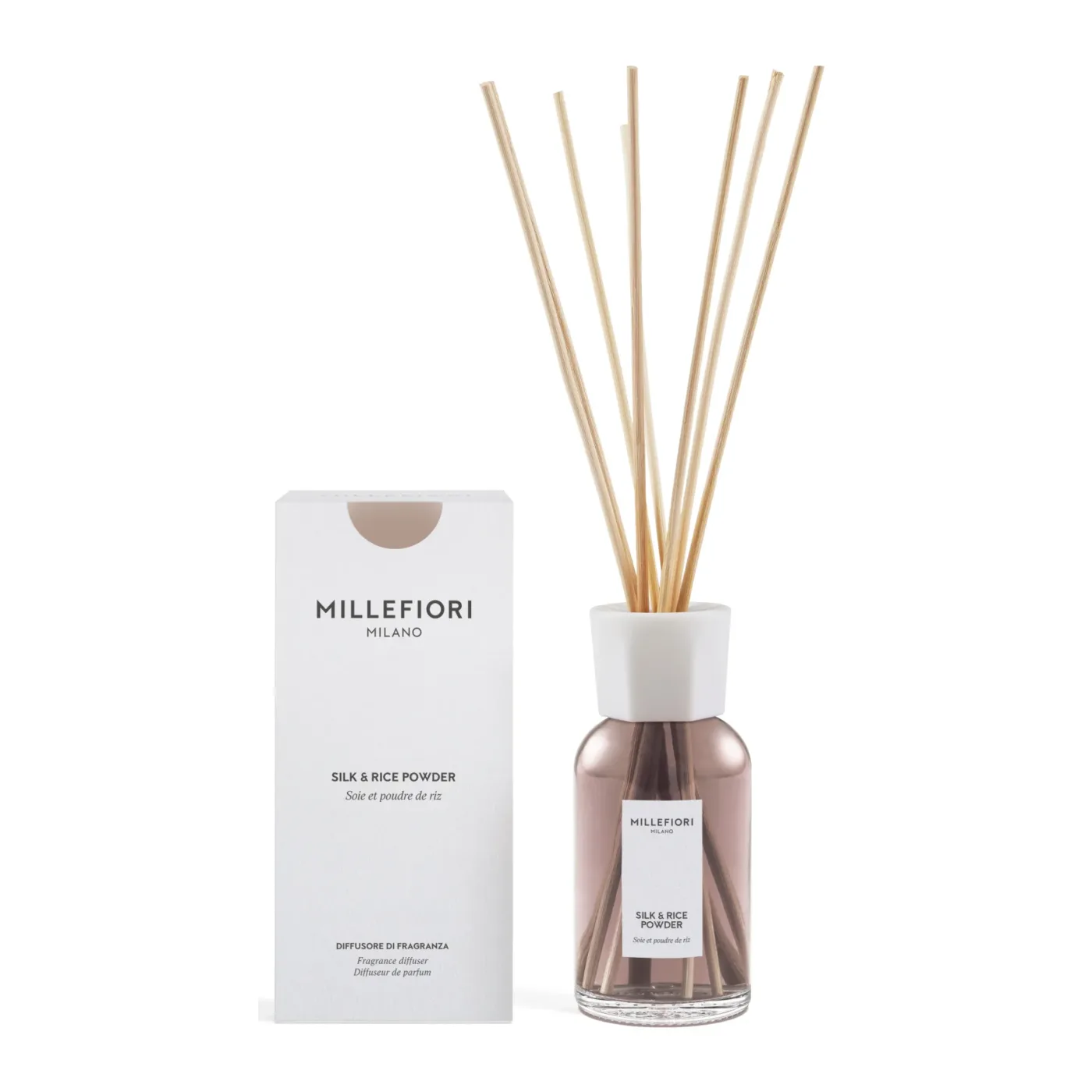 Diffusore Millefiori Milano Silk & Rice Powder 250 ml