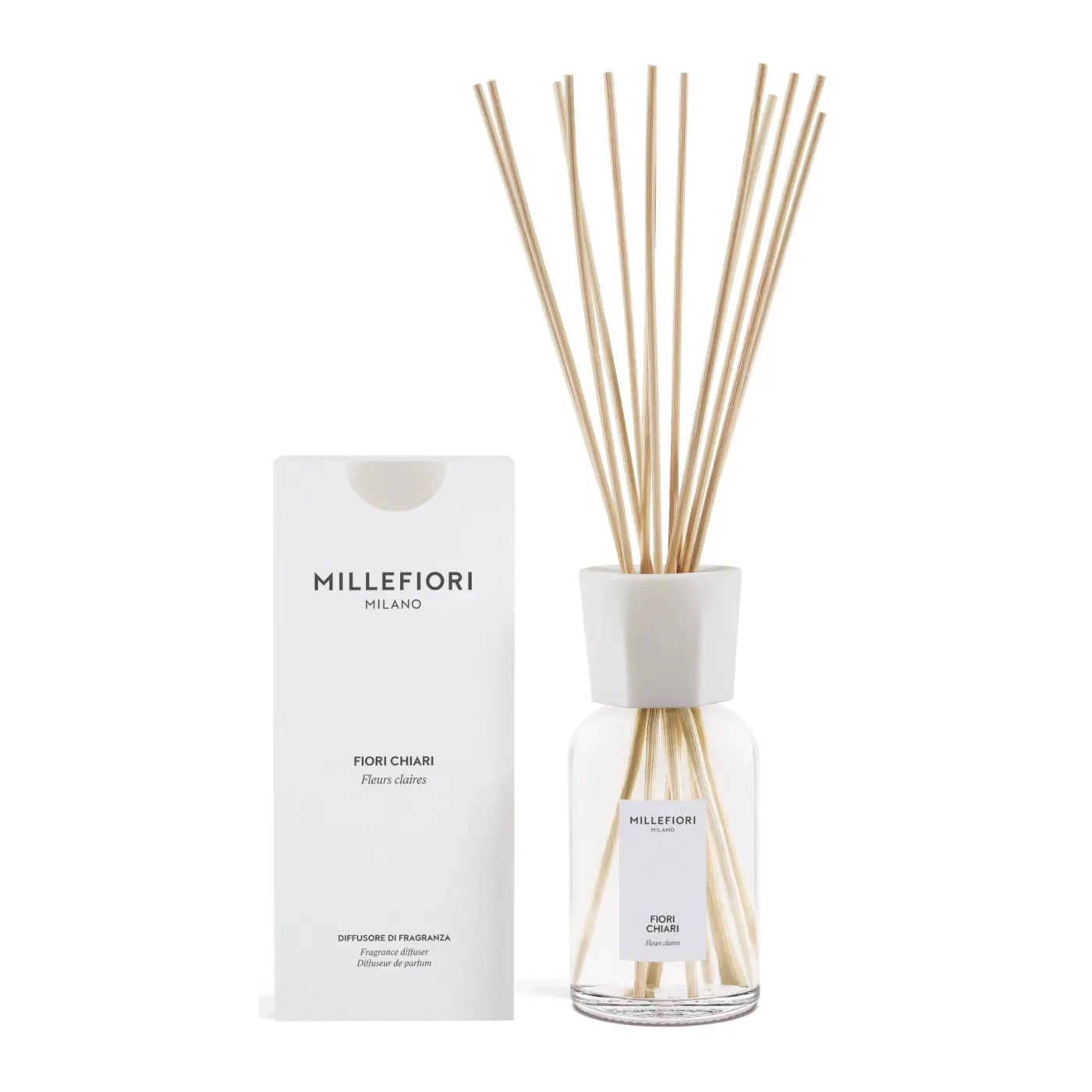 Diffusore Bastoncini Millefiori Milano Fiori Chiari 500ml
