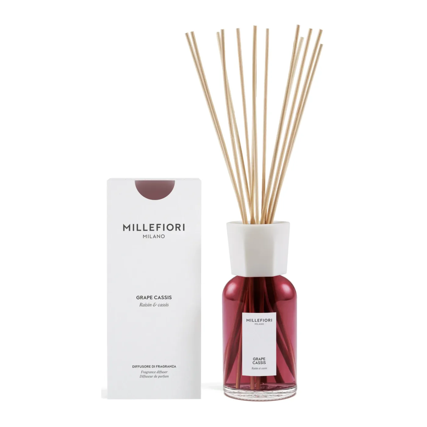 Diffusore Millefiori Milano Natural Grape Cassis 500 ml