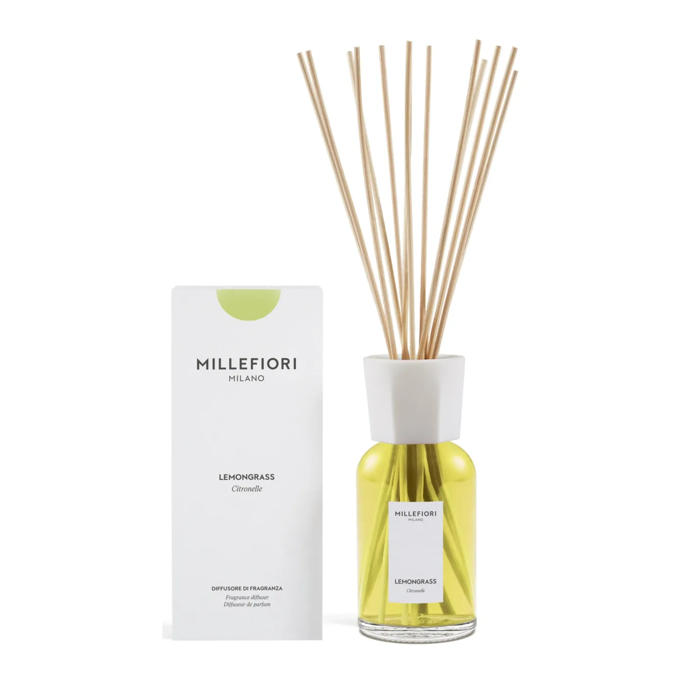 Diffusore Bastoncini Millefiori Natural Lemon Grass 500ml