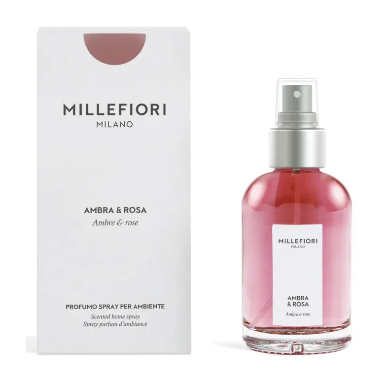 Spray Ambiente Millefiori Milano Ambra & Rosa 100 ml