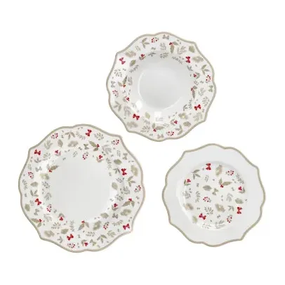 Servizio Piatti 18pz Brandani Treschic Natale