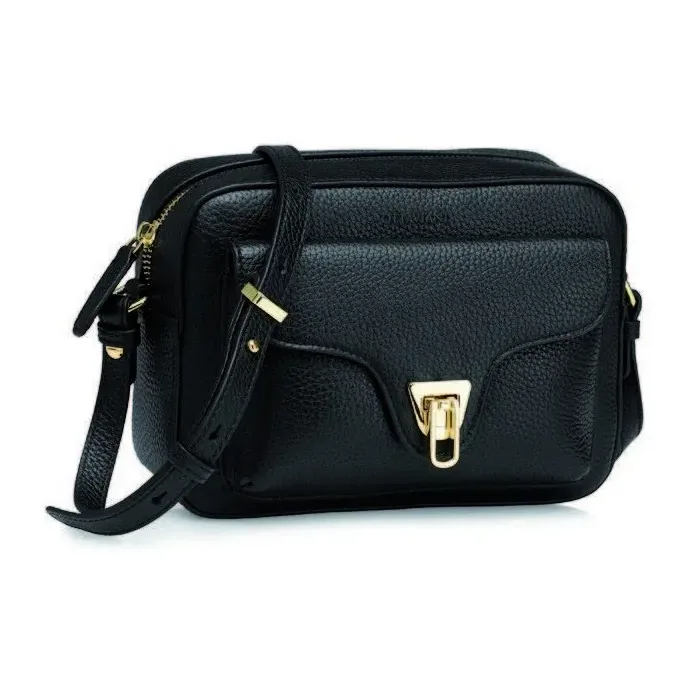 Borsa tracolla Ottaviani pelle nera cm22x15x6
