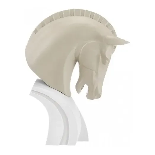 Testa Cavallo Bongelli Nocciola base bianca H16