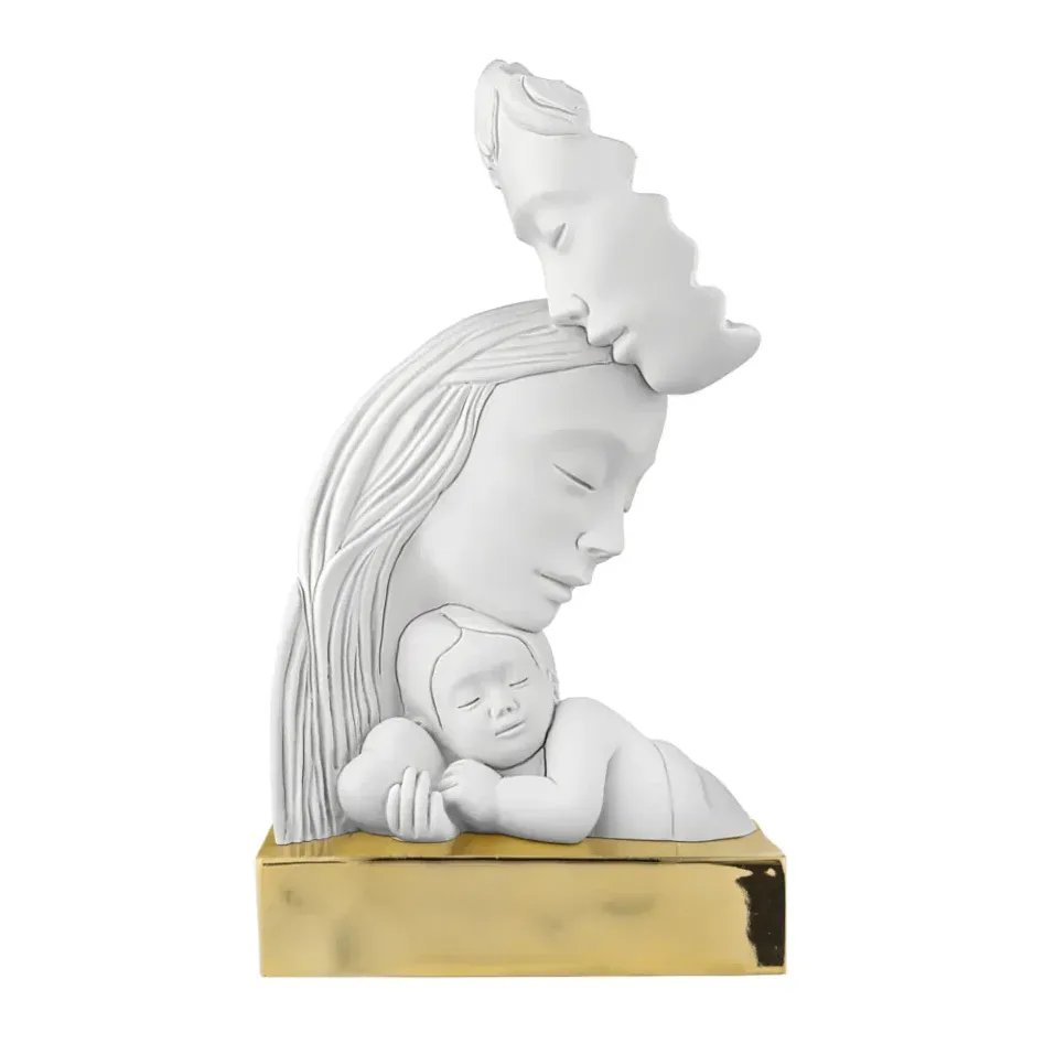 Bongelli Scultura Famiglia con Base Oro