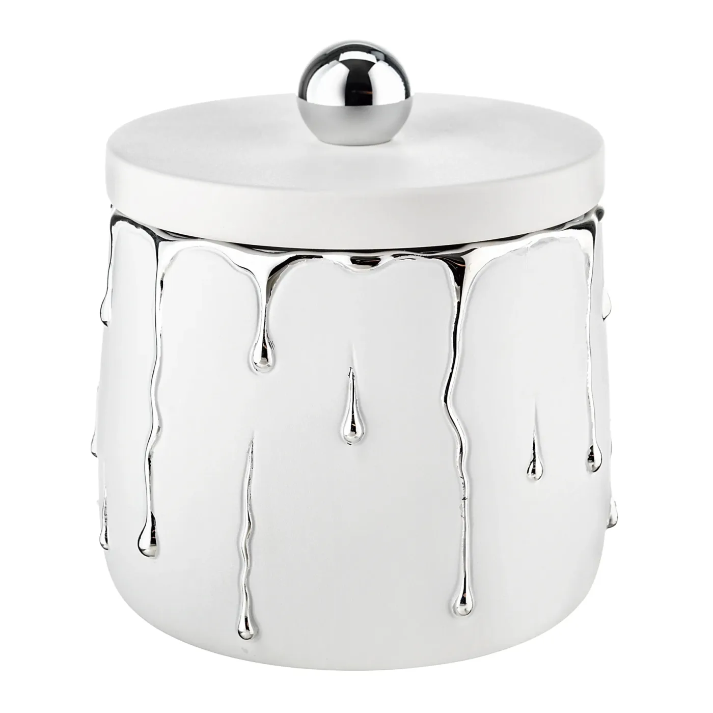 Scatola Portagioie Rugiada Bongelli D12 Bianco Argento