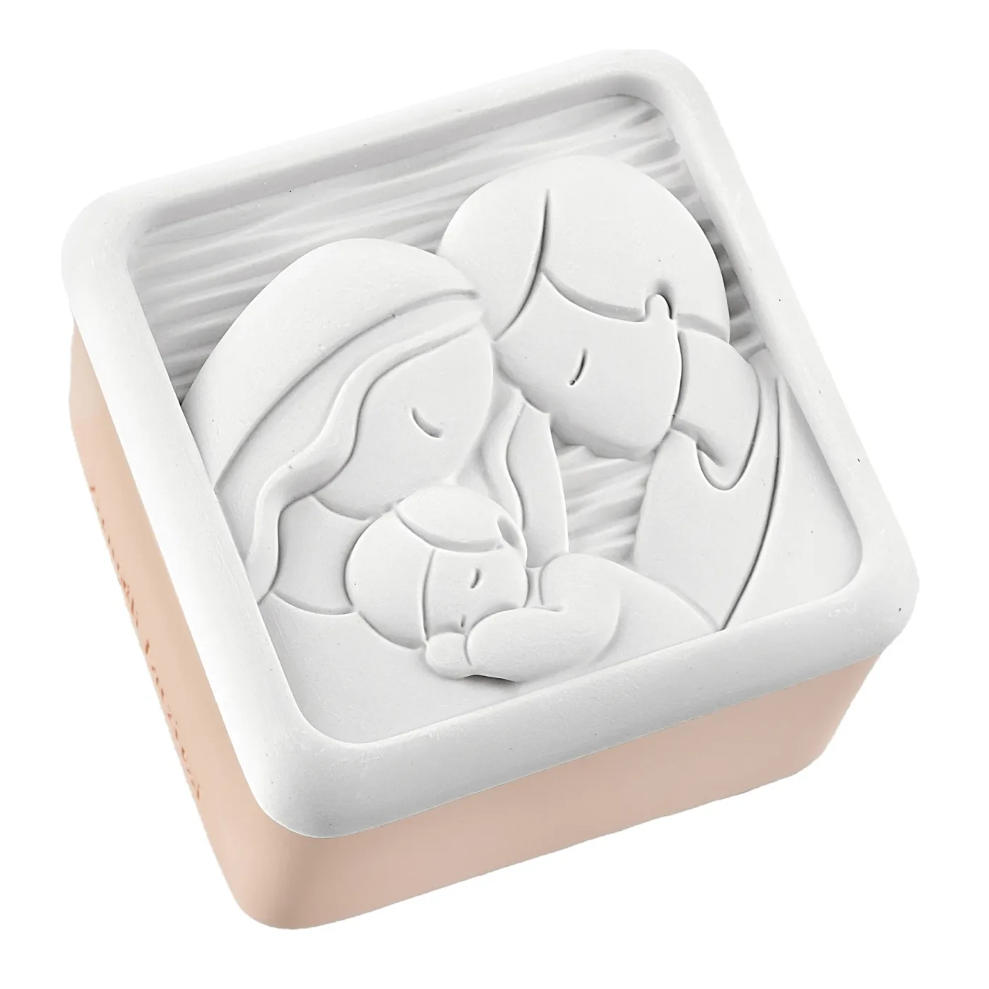 Scatolina Portagioie Famiglia Bongelli 7x7 Rosa