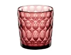 set 6 Bicchiere Basso Guzzini Vanity Decoro 1 Malva Guzzini