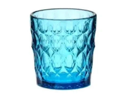 set 6 Bicchiere Basso Guzzini Vanity Azzurro Mare Guzzini