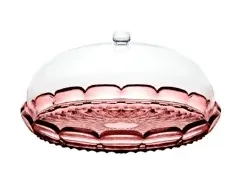 Set Tortiera Guzzini Vanity con Campana Malva 30 cm Guzzini