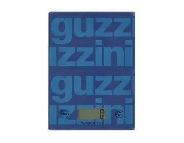 Bilancia Cucina Digitale Guzzini Label Vetro Blu Aria Guzzini
