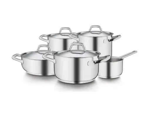 Set/batteria 9 pezzi - chef line - barazzoni Barazzoni