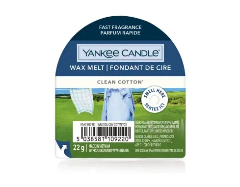 Yankee candle cera da fondere clean cotton Yankee Candle