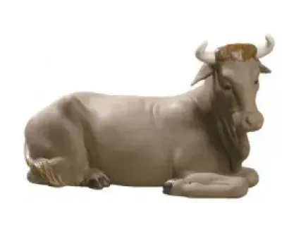 Scultura Bue NAO by Lladró Porcellana h11 cm NAO