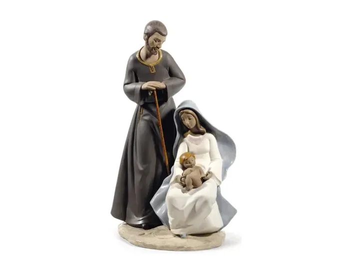 Statua Sacra Famiglia NAO by Lladró in Porcellana NAO