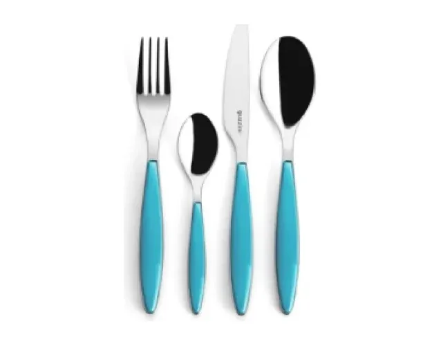 SET 24 PCS POSATE 'FEELING' Turchese Guzzini Guzzini