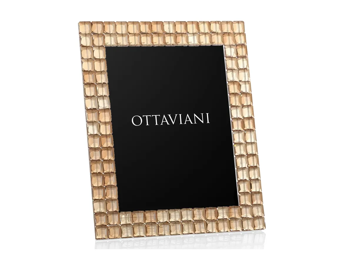 Portafoto Ottaviani in Cristallo Oro 12,7x17,7 cm Ottaviani