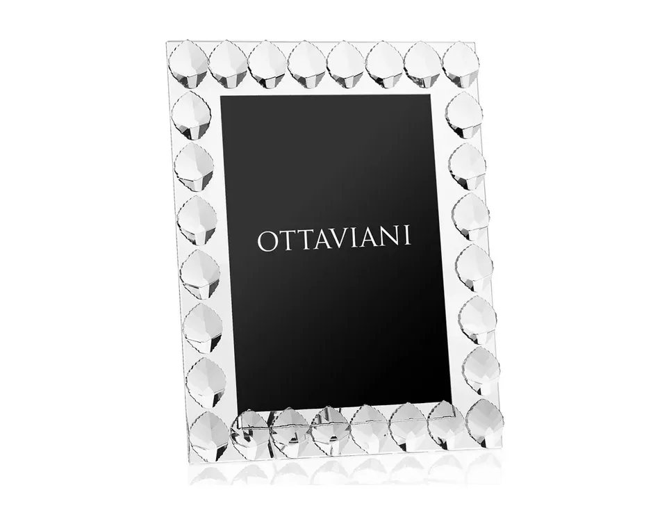 Portafoto Ottaviani in Cristallo Sfaccettato 24x19x9,5 cm Ottaviani