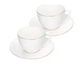 Set 2 Tazzine Caffè Filoro Brandani New Bone China Brandani