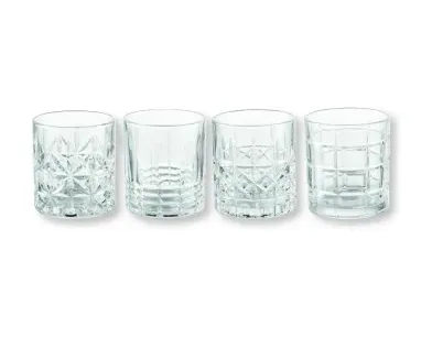 Set 4 bicchieri vetro trasparente Brandani Brandani