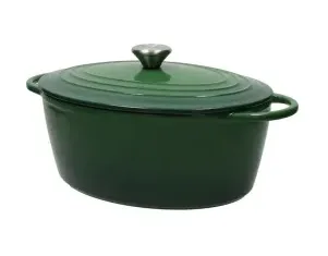 Casseruola Cocotte Ovale Brandani 5L Verde Brandani