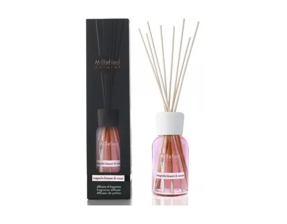 Diffusore Bastoncini Millefiori Natural Magnolia Blossom Wood 100ml Millefiori Milano