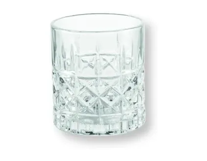 Set 4 Bicchieri Mosaico Brandani in Vetro Trasparente Brandani