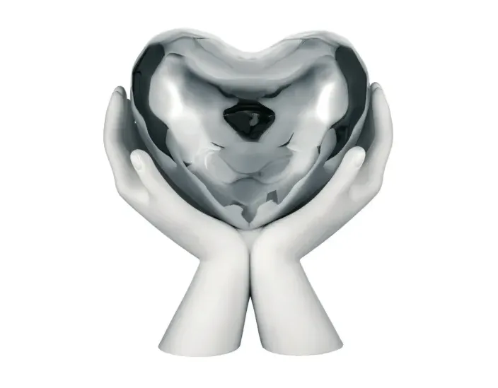 Scultura mani cuore grande Bongelli