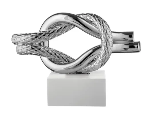 Scultura Nodo Mare Bianca 12 cm - Bongelli Bongelli