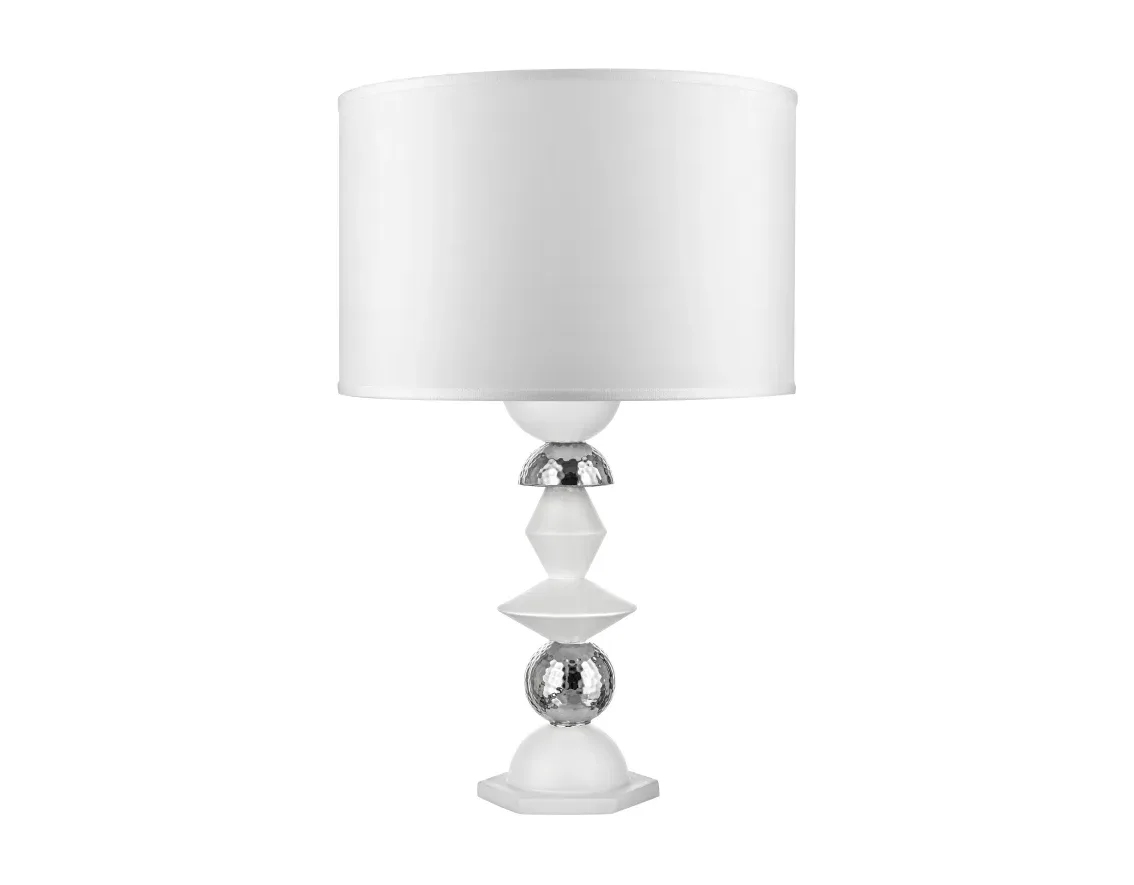 Lampada Liberty Fantasy Bongelli Bianca Argento Cappa Bianca Bongelli
