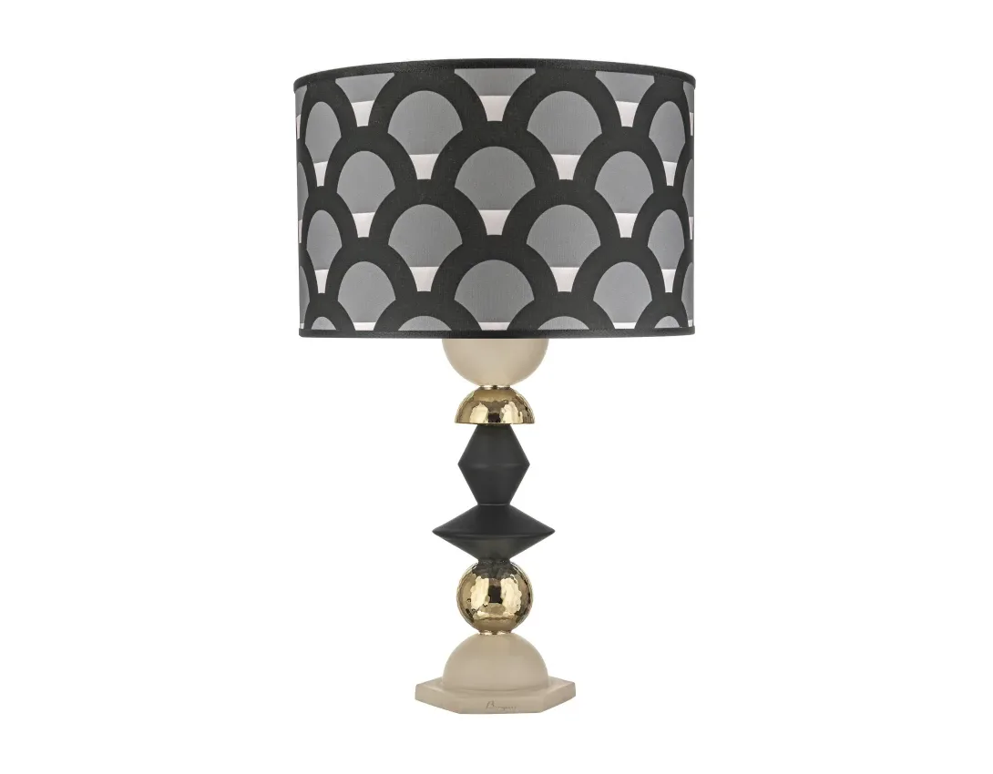 Lampada Liberty Fantasy Bongelli Nocciola Oro H.65 Bongelli