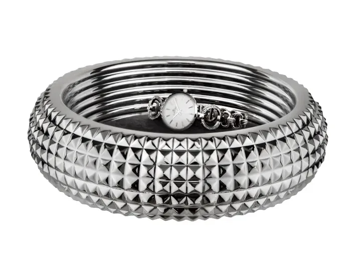 Svuotatasche Bongelli Diamonds D.22 Argento Rotondo Bongelli