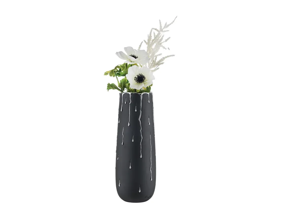 Scultura Bongelli Rugiada H.31 Nero-Argento Bongelli