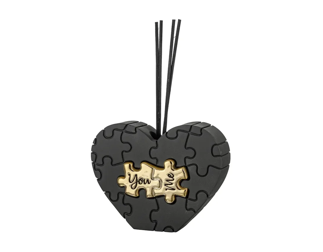 Profumatore Puzzle Bongelli You Me Nero Oro 13x9 Bongelli